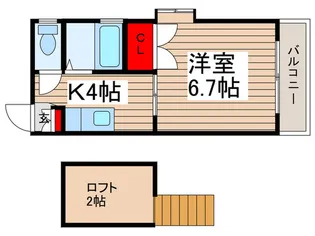 エミナンス10【2階】の間取り