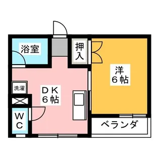 ビラ三秋【1階】の間取り