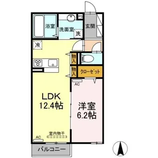 プライムフラット【3階】の間取り