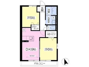 フィールドコーポII【1階】の間取り