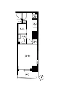 スカイコート三越前壱番館【8階】の間取り