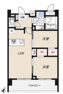 RIDGE豊洲【6階】の間取り