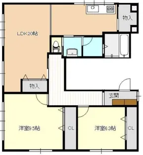 サンセットヒル鴨江【2階】の間取り