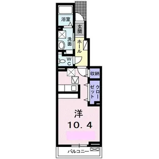 サニーヒル上見堂【1階】の間取り