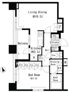 パークアクシス青山骨董通り【5階】の間取り