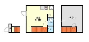 晴風と川の音のLUMINOUS【2階】の間取り