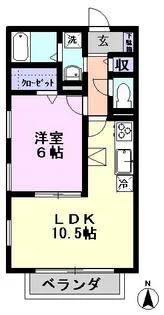 ノルデン【1階】の間取り