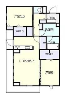 GRAND HILLS けやき【1階】の間取り