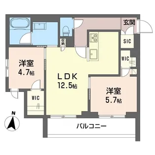 リラフォート【2階】の間取り