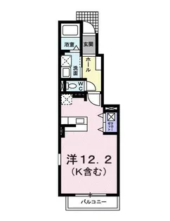 ルガル デル レスト【1階】の間取り