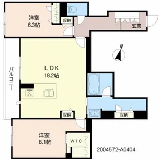 shamaison Ryuju【4階】の間取り