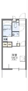 レオパレスNAKANISHI【3階】の間取り