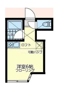 ユナイト 渡田新町アプリコット【1階】の間取り