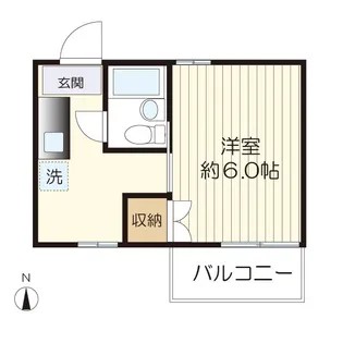メゾンエムワン【2階】の間取り