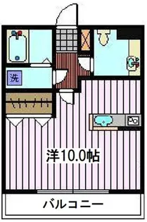 ビュームコーポ【1階】の間取り