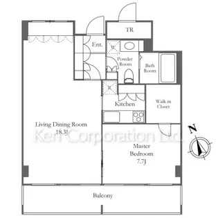 表参道ヒルズゼルコバテラス【3階】の間取り