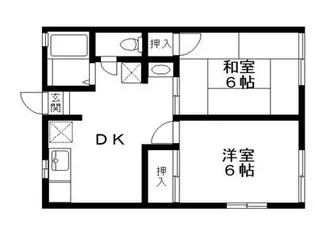 加藤ハイツ【1階】の間取り
