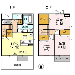 ソフィア ドゥオの間取り