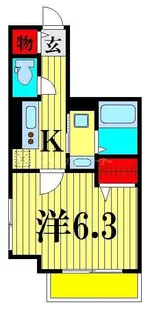 グランドゥール高砂【3階】の間取り