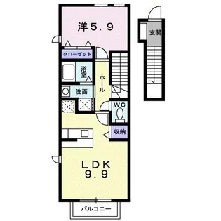 ボナンザ【2階】の間取り
