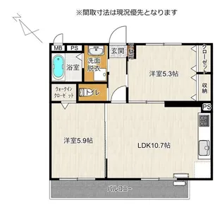 グランディール桜【1階】の間取り
