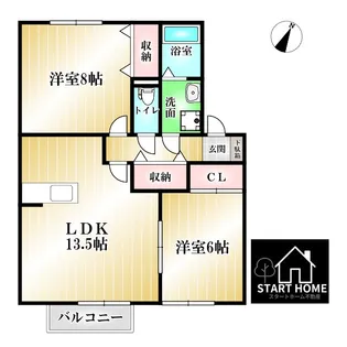 アムール21C【2階】の間取り