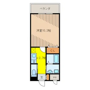 グレースコート浦添【2階】の間取り