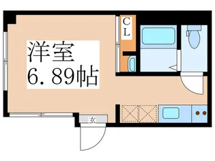 OPEN GATE武蔵関【2階】の間取り