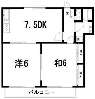 弘嶋ビル【2階】の間取り