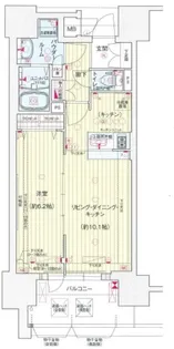 プレサンス丸の内リラティ【3階】の間取り