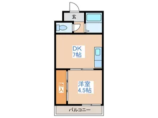 アート本通【3階】の間取り