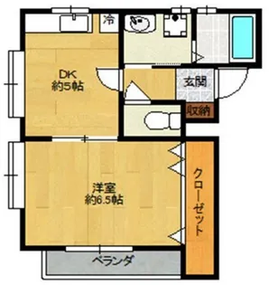 フローラ【2階】の間取り