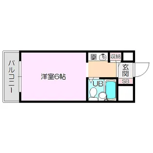 サニーハイツ伊東【6階】の間取り