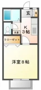 メイプルTSS【2階】の間取り