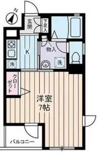 ノーザンハウス【1階】の間取り