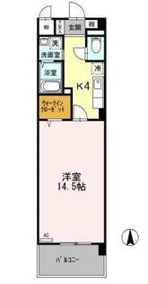 エトワール【4階】の間取り