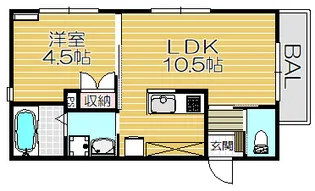 Maison Le Soleil【1階】の間取り