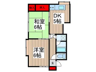 ヒルトップ別所【1階】の間取り