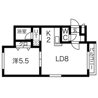 ノヴァ二十四軒【3階】の間取り