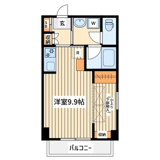 ソー2フロント【3階】の間取り