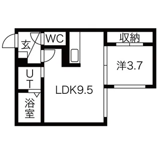コトニグルーヴ【1階】の間取り