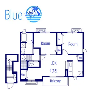 JK エルム【2階】の間取り