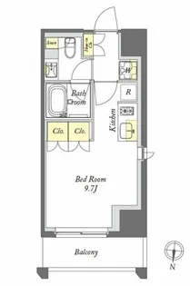 プライムメゾン亀戸【2階】の間取り