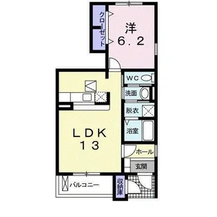アークヒルズII【1階】の間取り