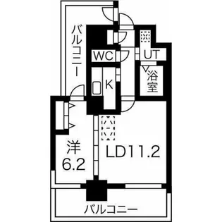 CUORE【8階】の間取り