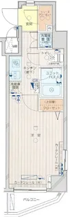 プロフ小石川後楽園【6階】の間取り
