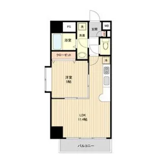 レジディア仙台本町【4階】の間取り