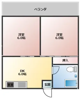 てだこヒルズ【3階】の間取り