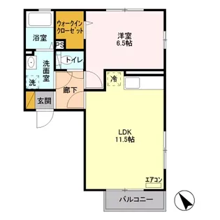 エル・ヴィエント【2階】の間取り
