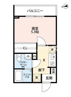 カルム西船橋【1階】の間取り